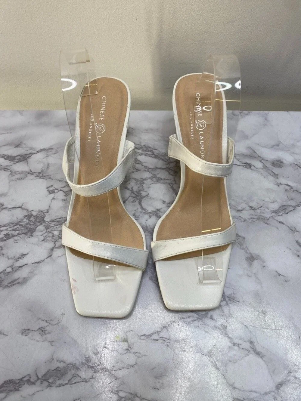 Chinese Laudry Women's Yanti Softy Kid Heeled Sandal SZ 9.5